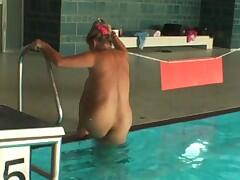 Nude Mom In The Public Pool